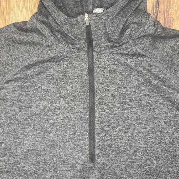 Vuori Mens Size MEDIUM Ponto Performance Half Zip Hoodie Gray Charcoal Heather M - Picture 6 of 10